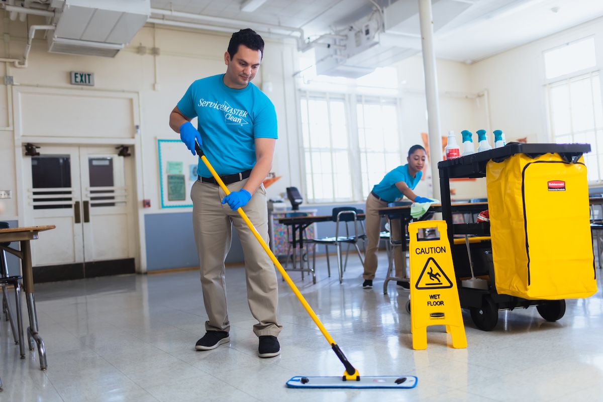 school cleaning by Servicemater West Sussex